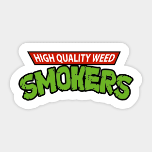 High Quality Weed Smokers Logo Sticker